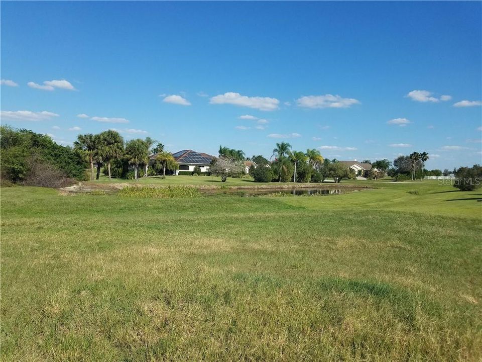 View from Middle of Lot To Pond