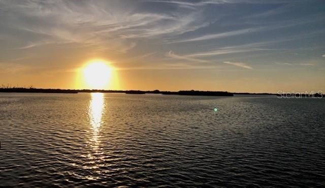 View from the popular fishing causeway bridge where the locals love to fish. Next to Pecks.