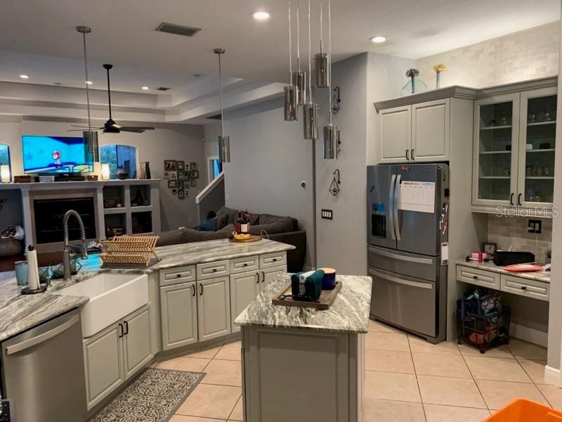 Updated kitchen/family room