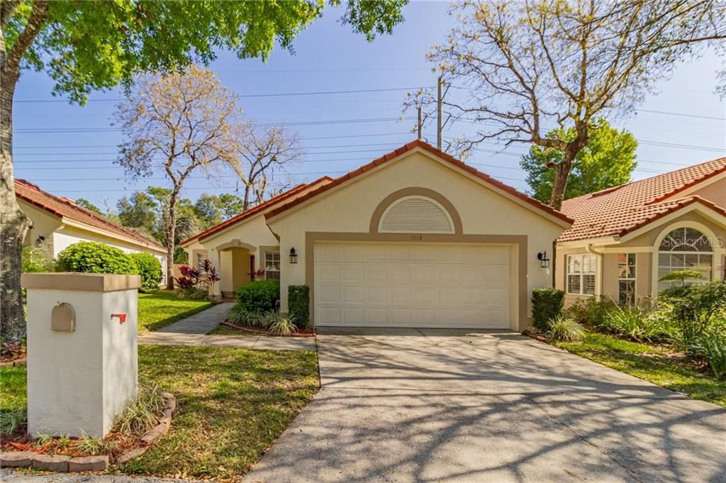 Front view of charming home