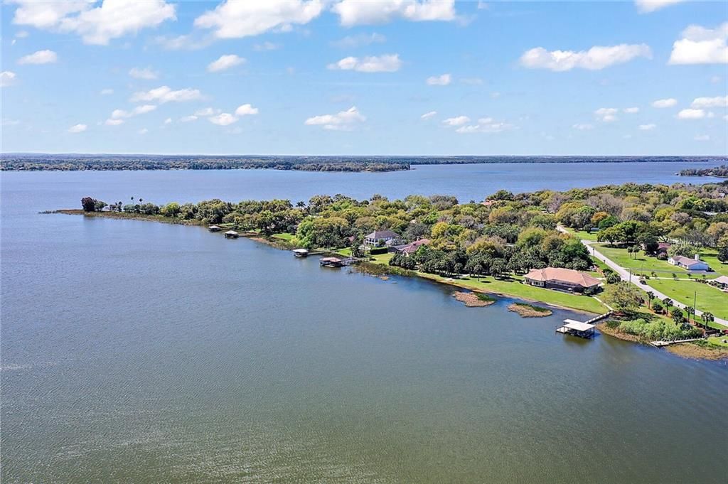 View of The Pointe Subdivsion and Lake Dora ~