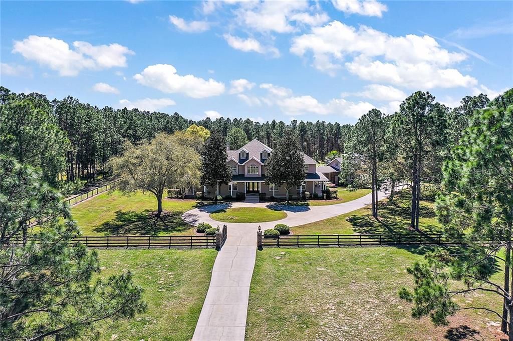 Fenced and Gated Entry to Home