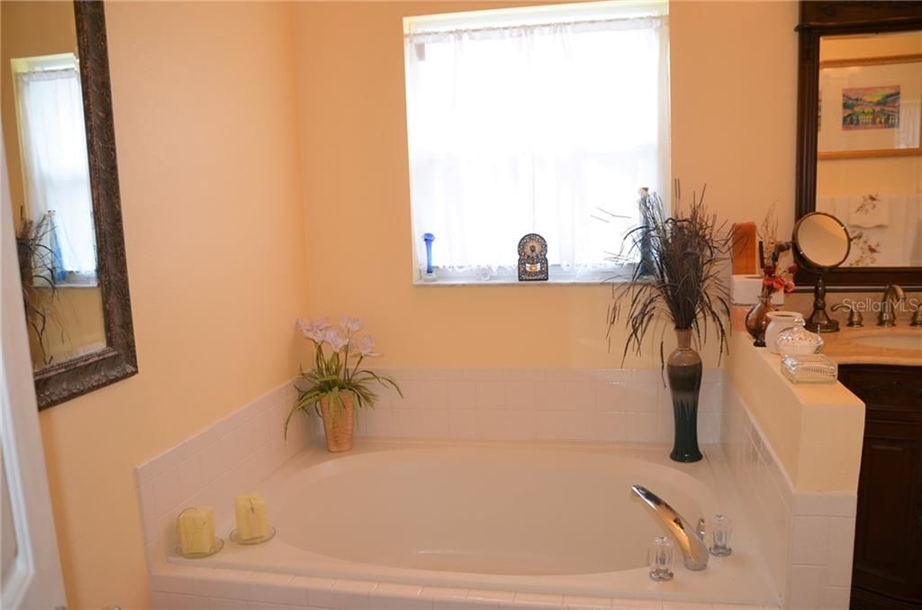Relax And Soak Awhile In The Garden Tub