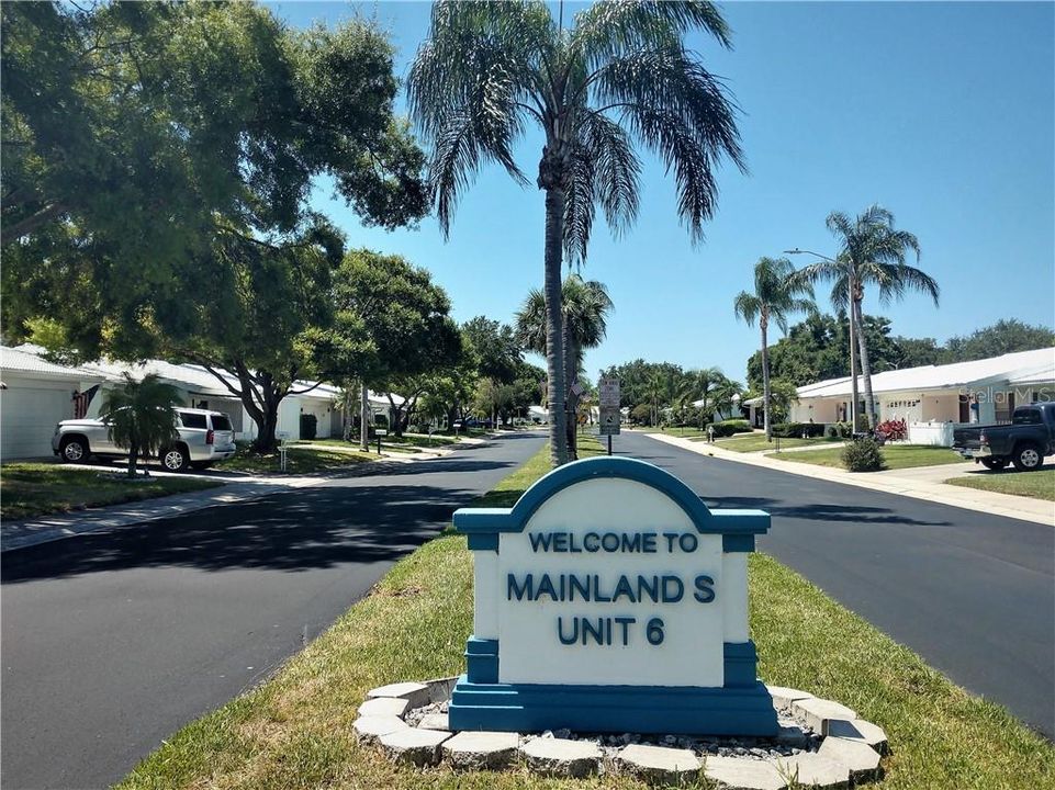Mainlands Unit 6 (pre Covid) was an active community and will be again. A well maintained community in the Heart of Tampa Bay.