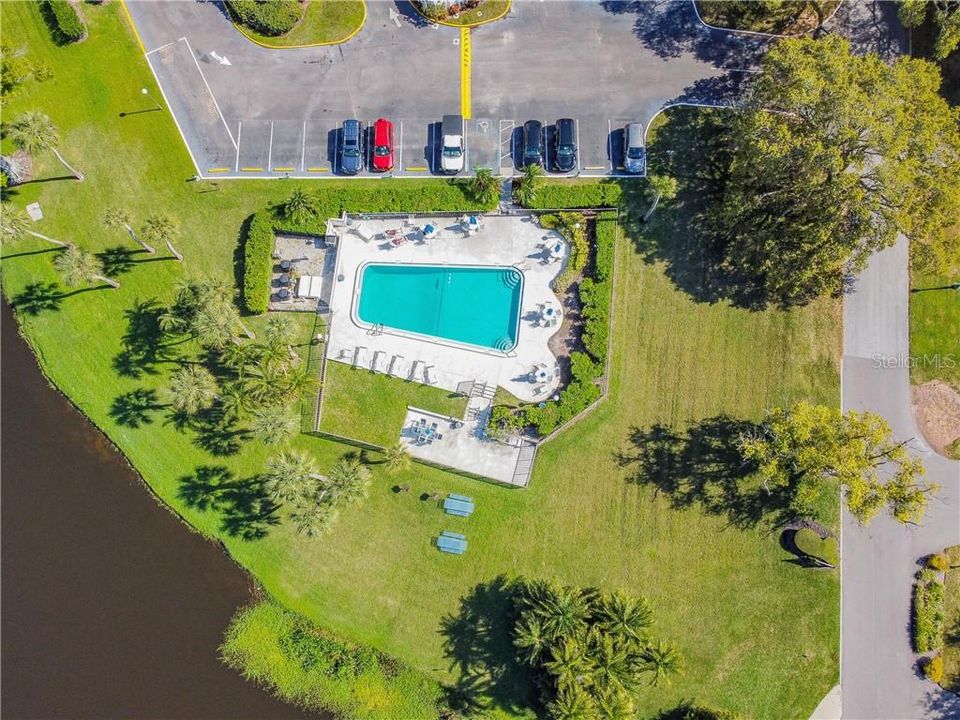 Pool across from unit