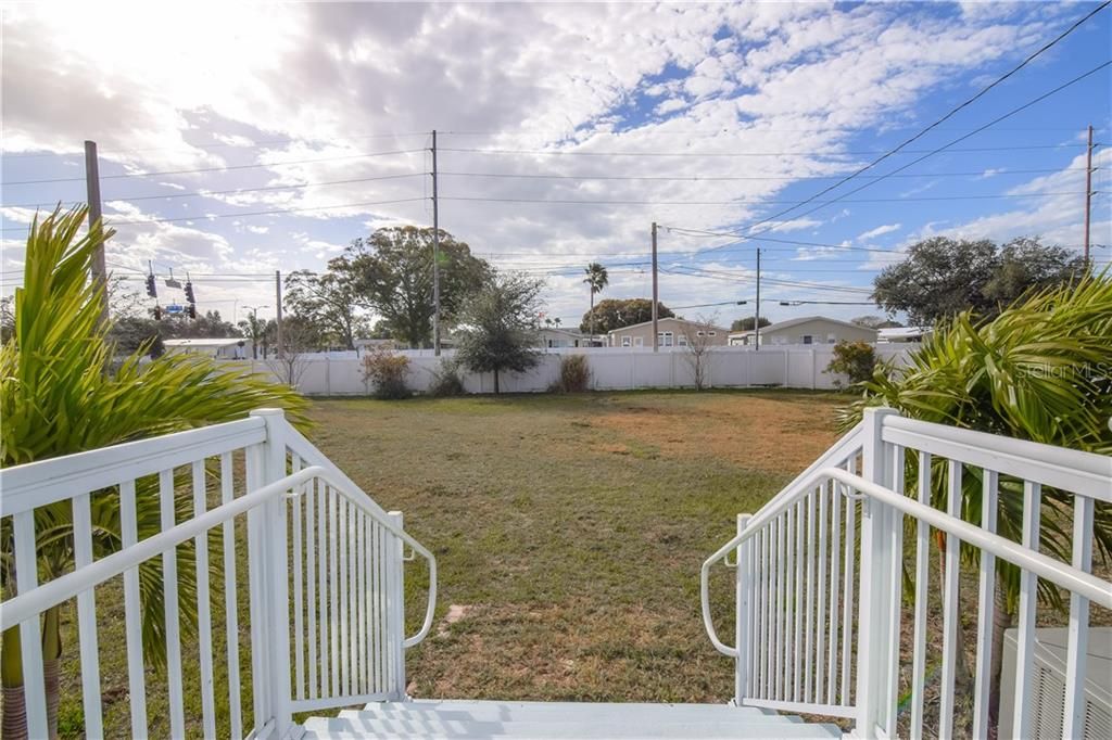 Rear Exit to Backyard- Fully Fenced