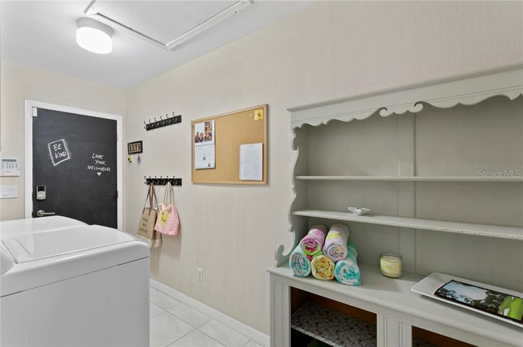 Spacious Laundry Room with Garage Access