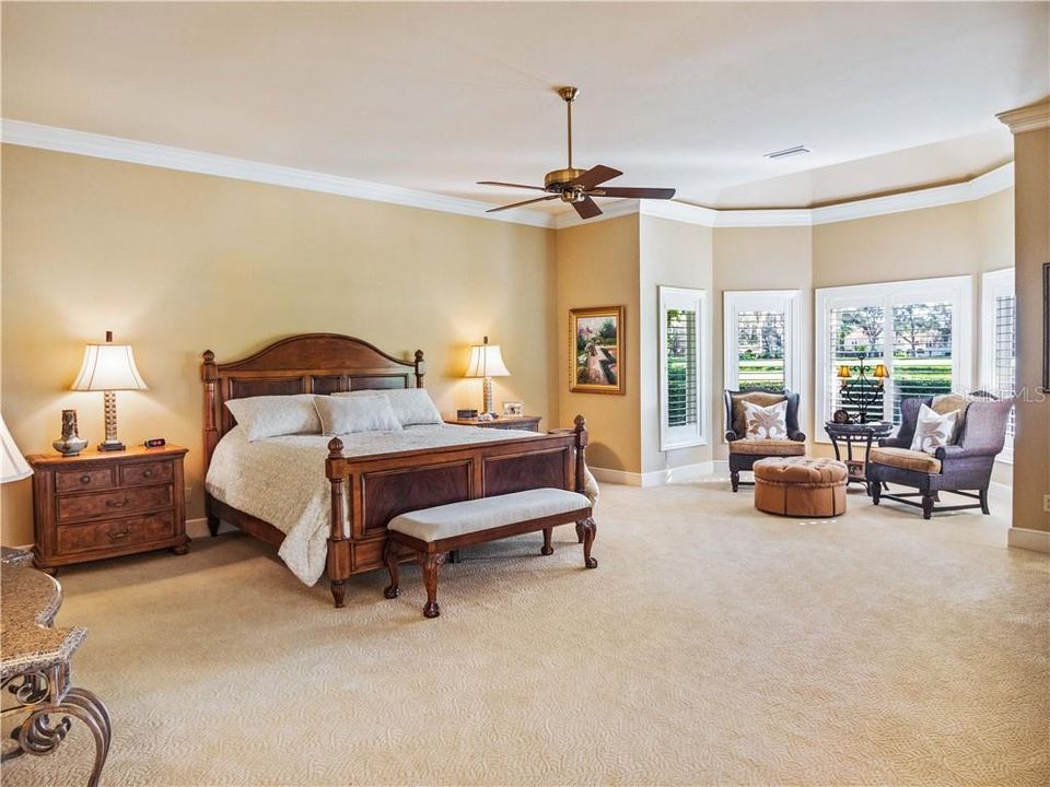 Large Master Bedroom with separate sitting area