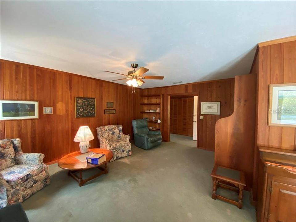 Hardwood floors under carpet - Living Room