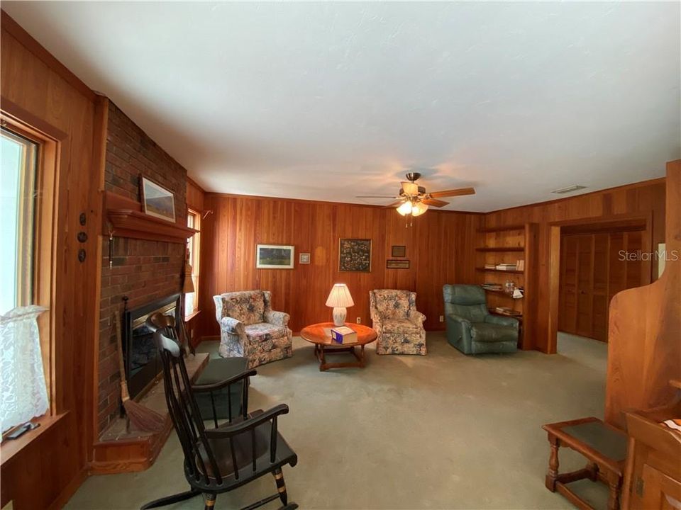 Hardwood floors under carpet - Living Room