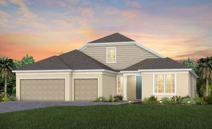 Artist Rendering for New Construction Home provided by Builder.