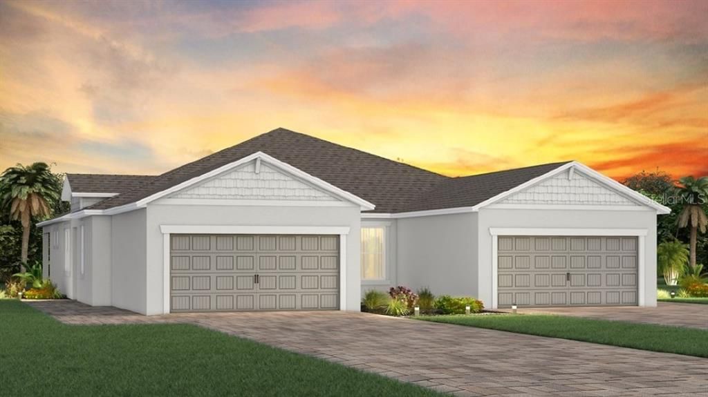 Artist Rendering for New Construction home provided by Builder.