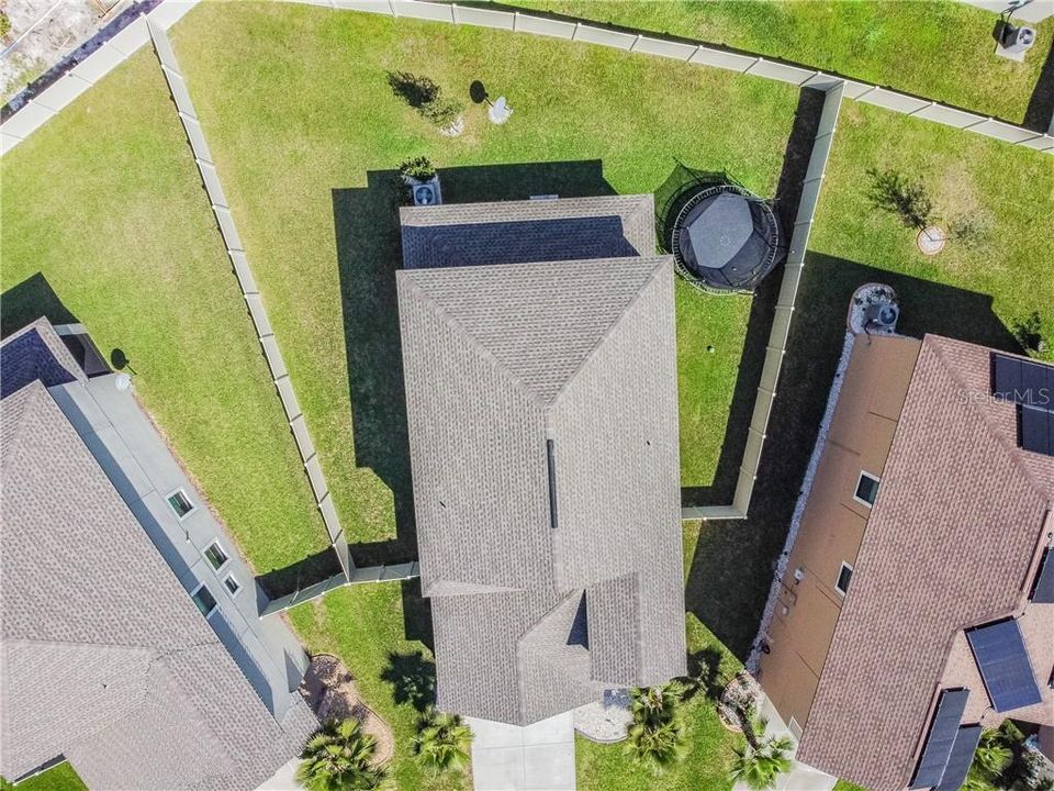 Aerial of Backyard