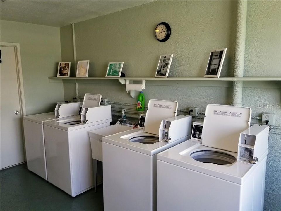 Large Laundry Rooms in Each Building
