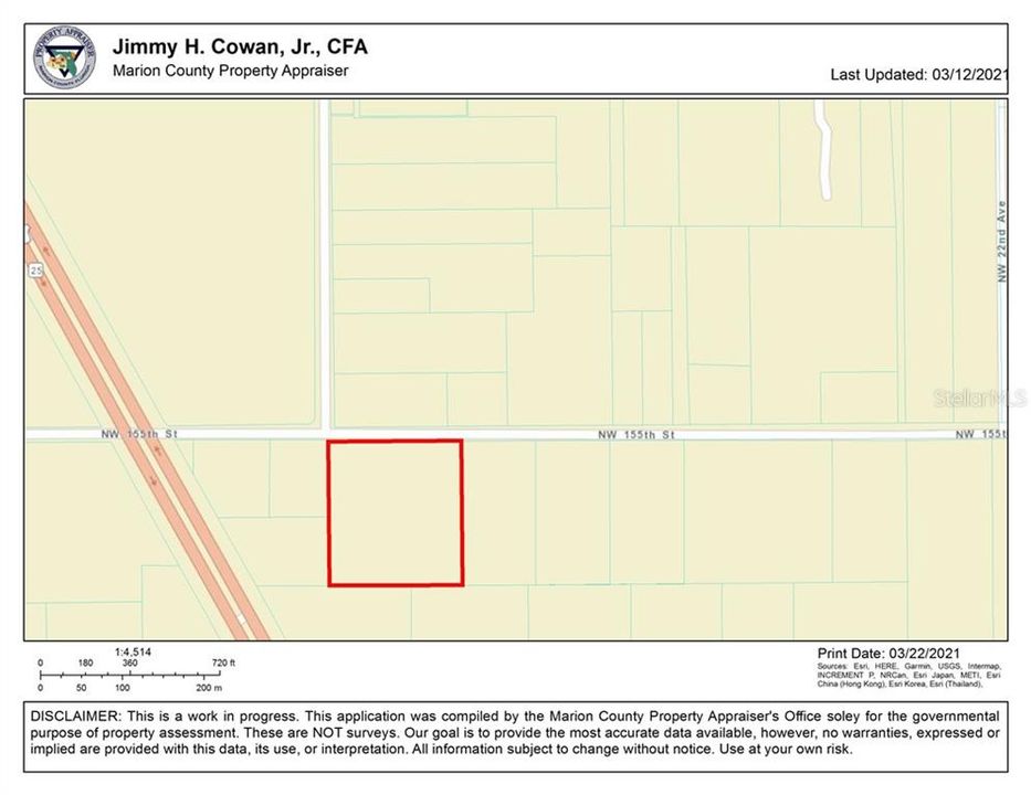 MCPA map of home on 5.37 acres