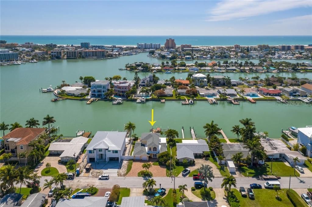 Great location on a wider 268' canal with easy access to the Intracoastal Waterway and the Gulf of Mexico