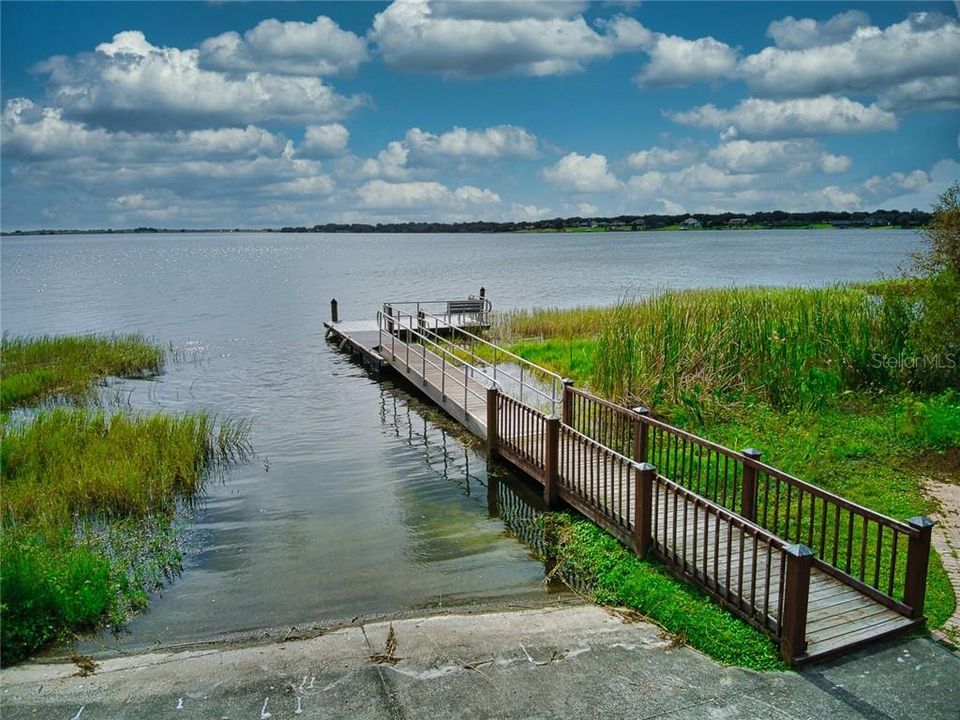 Dock and boat ramp in community are located on Lake Juliana , a great boating, fishing, sailing, skiing lake!