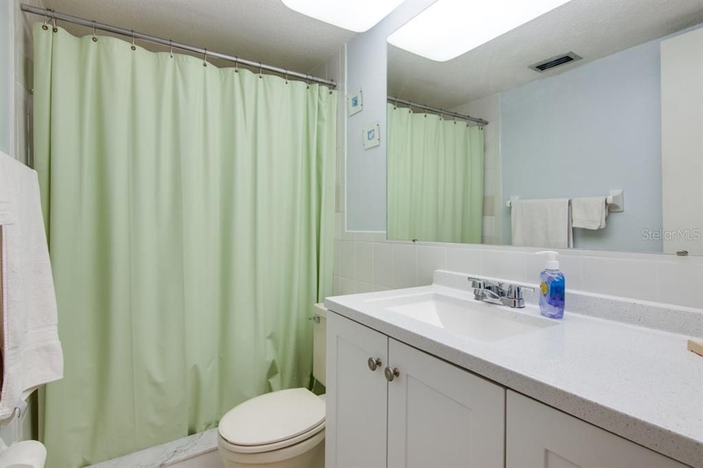 3rd bathroom with walk in oversized shower, no tub