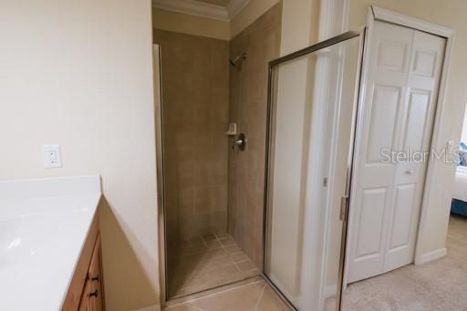 Owners' bathroom shower