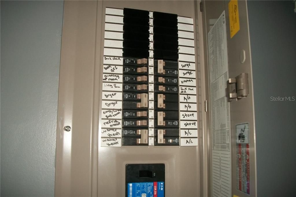 Updated Electrical Panel