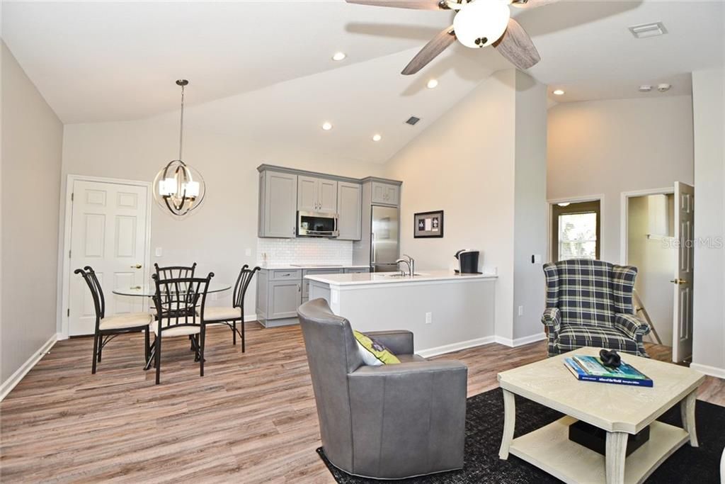 Garage Apt. Kitchen & Dining Area