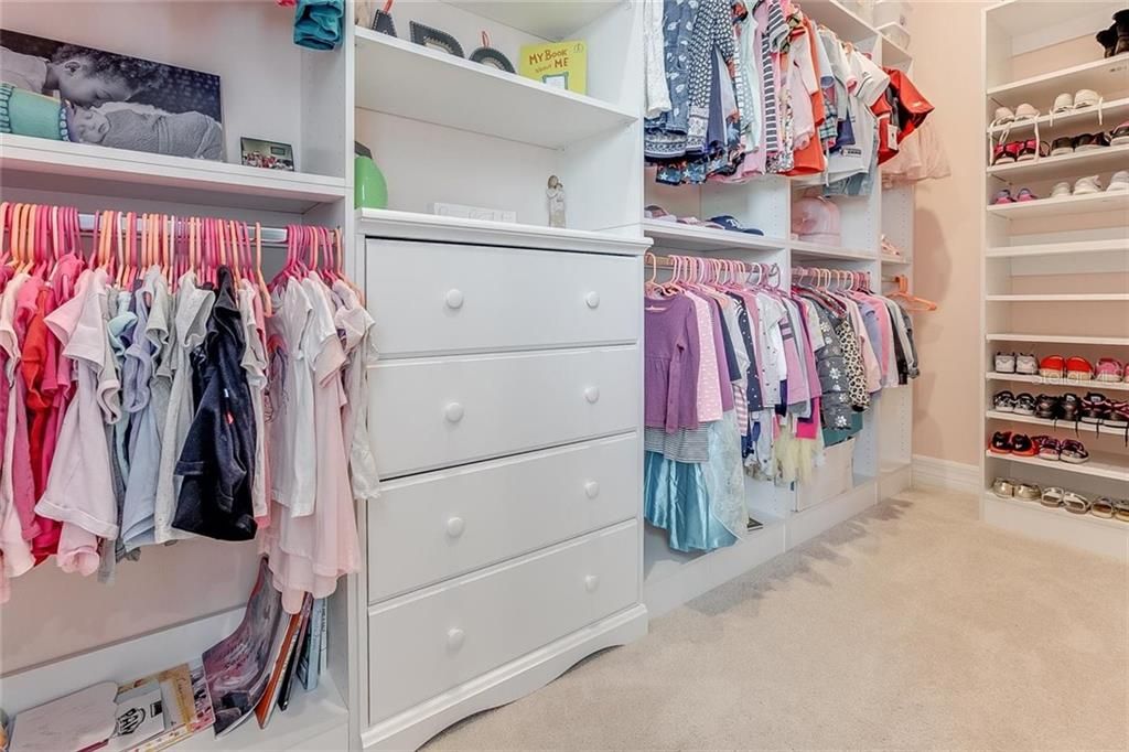 Walk in closets in every room!!