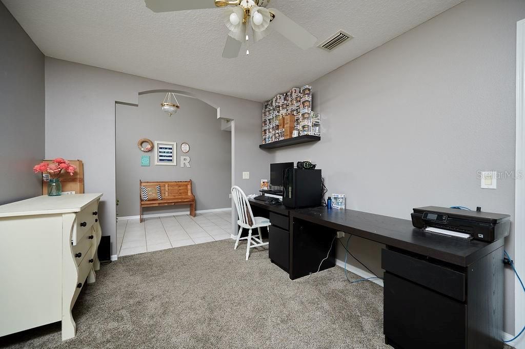 This bonus space is great for a small formal living room or makes a great work space