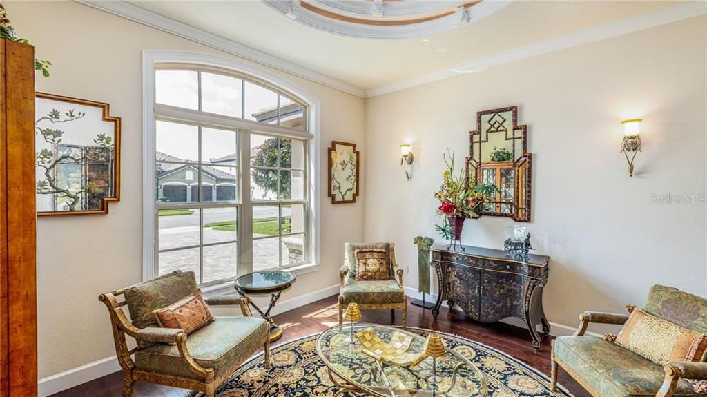 Formal living room to the left of the foyer...