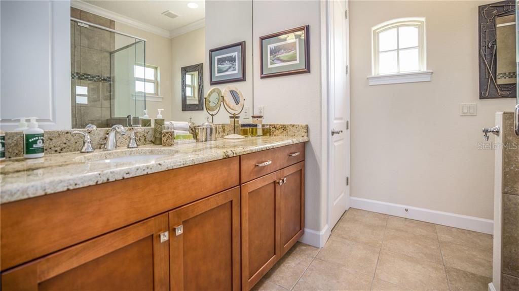 Bathroom off the 3rd bedroom upstairs!