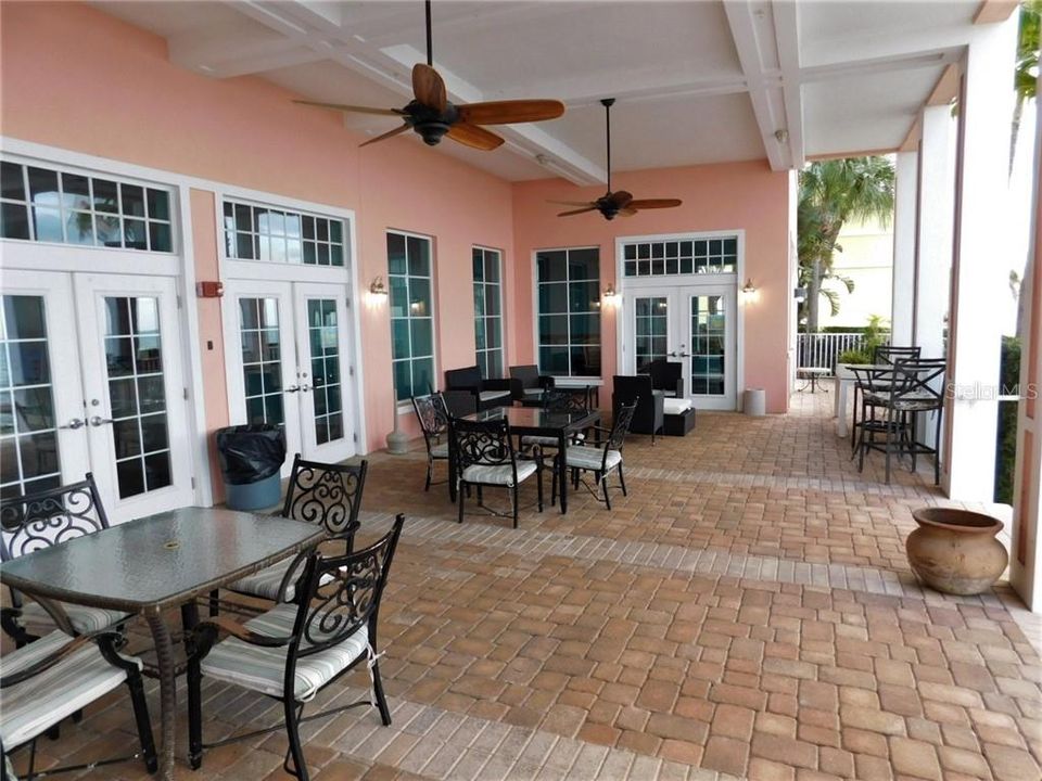 1st Floor Patio of Yacht Club on Tampa Bay