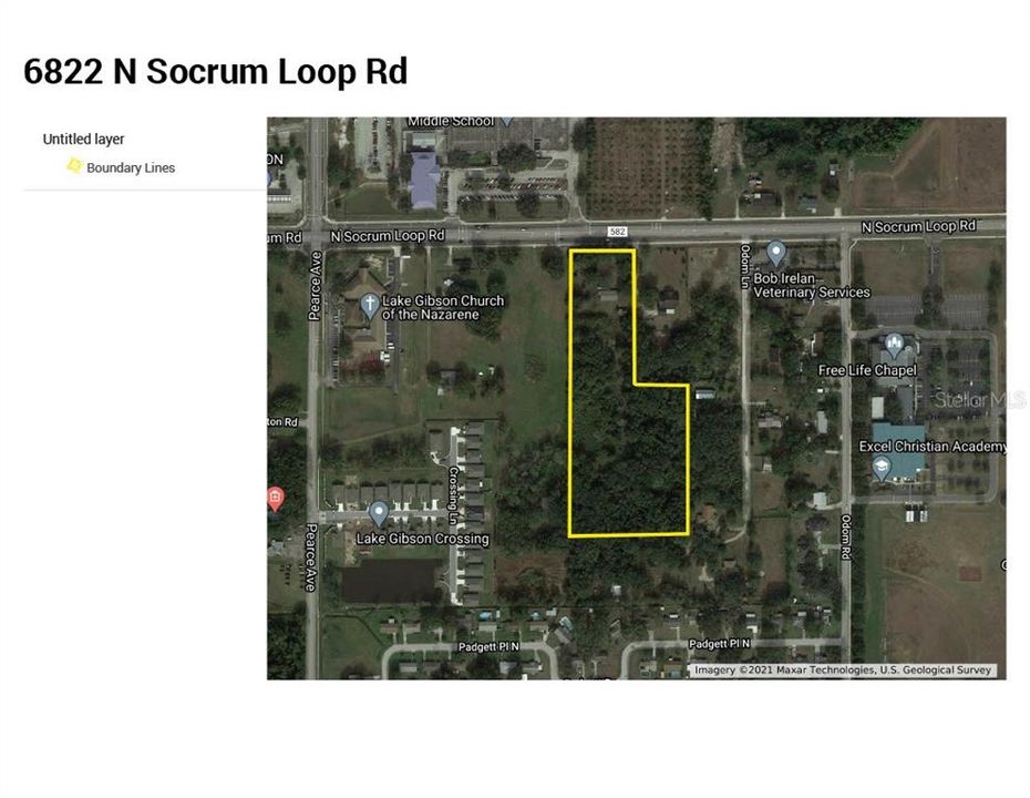 Recently Sold: $625,000 (7.63 acres)
