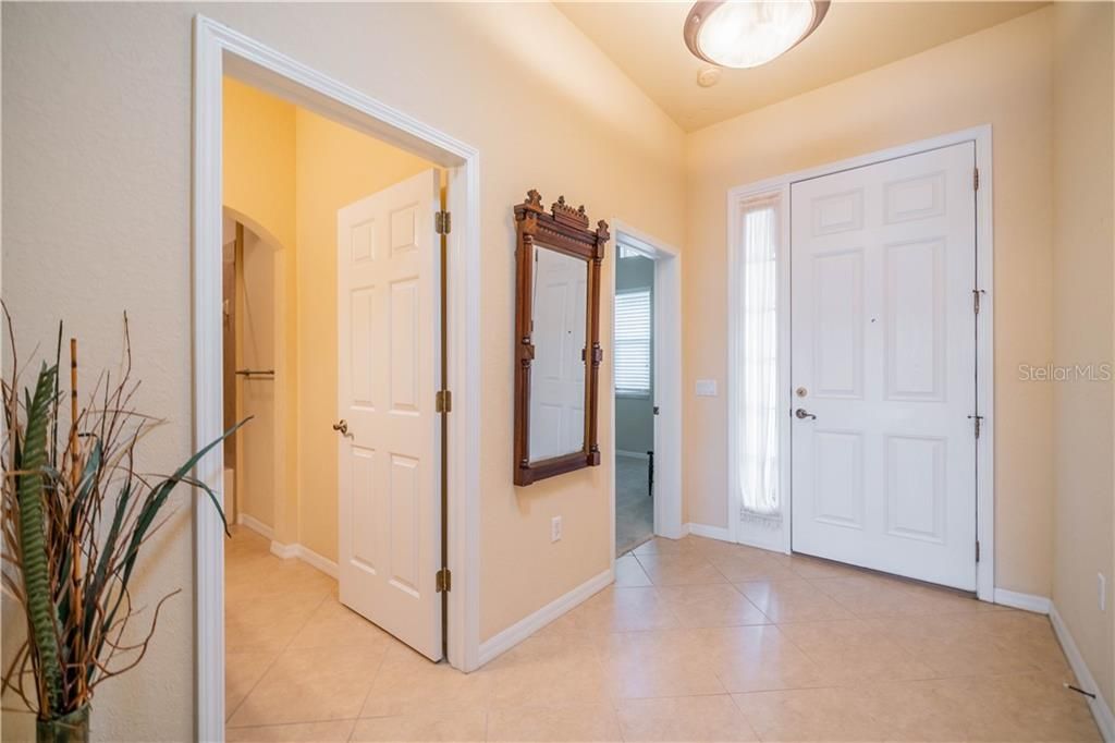 Front Door Hall entry-also see Bedroom 3/Den and 2nd Bathroom
