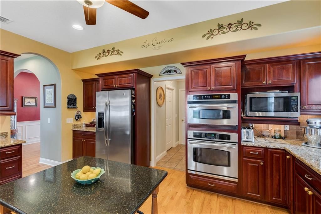 Dual Ovens and Walk In Pantry with Additional Refrigerator