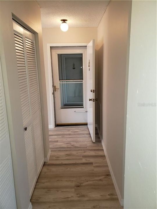 Hallway from front door to Bedrooms
