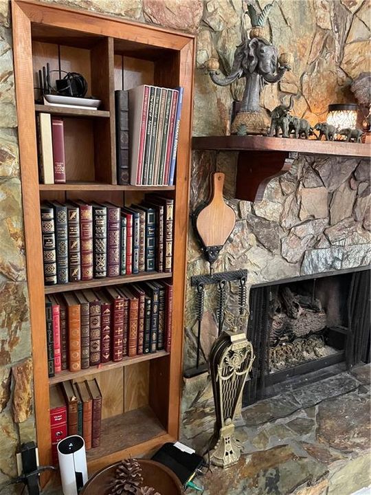 Living Rm. Built-in Bookshelf