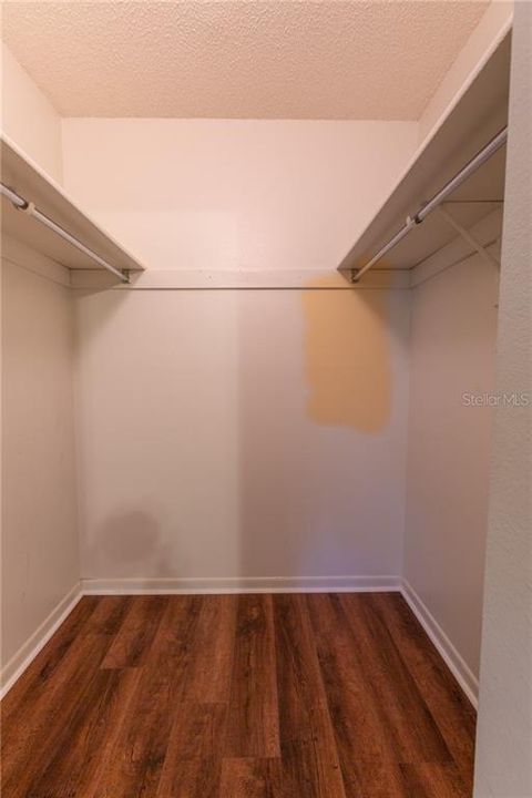 Walk-in closet for the 2nd bedroom