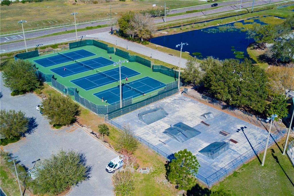 Land O Lakes Sports Complex open to the public offers Tennis courts & a BMX track!