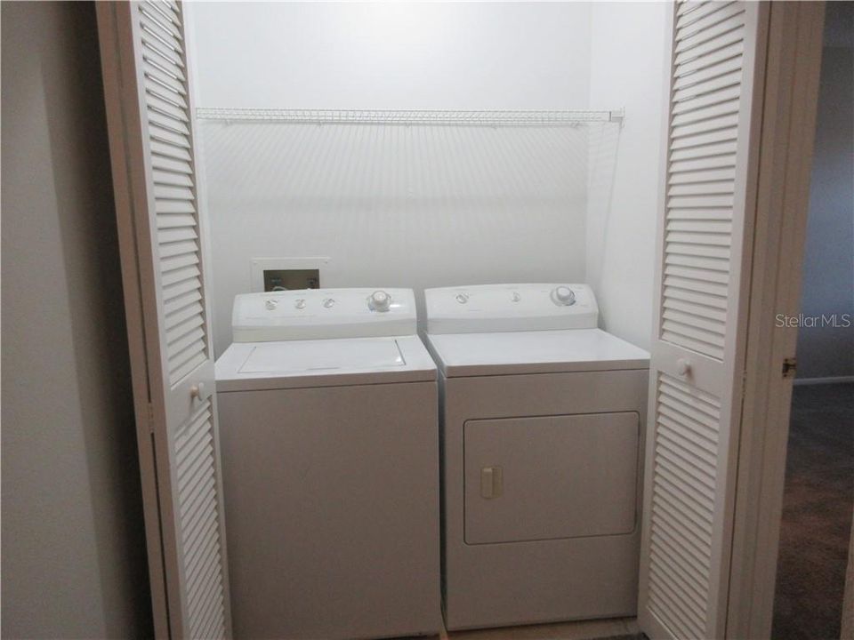 Washer/dryer included; convenient to both bedrooms
