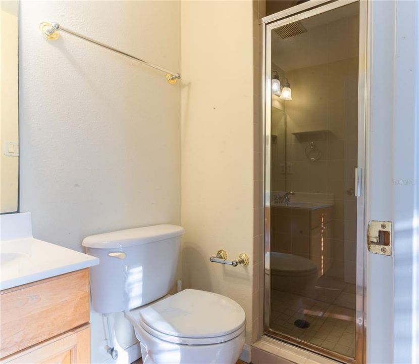 Private full bathroom in bonus room