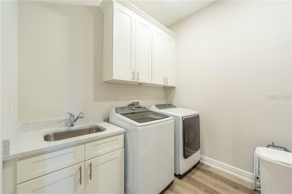 An oversized Laundry Room.