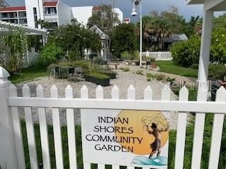 Indian Shores Community Garden - across the street