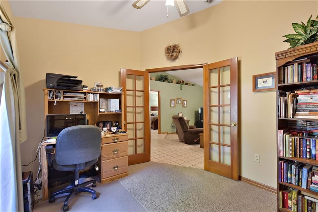 Plenty of space in this 10' x 12' den/office of 4th bedroom.