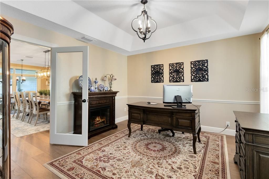 Large Office with Two Sets of Glass Doors