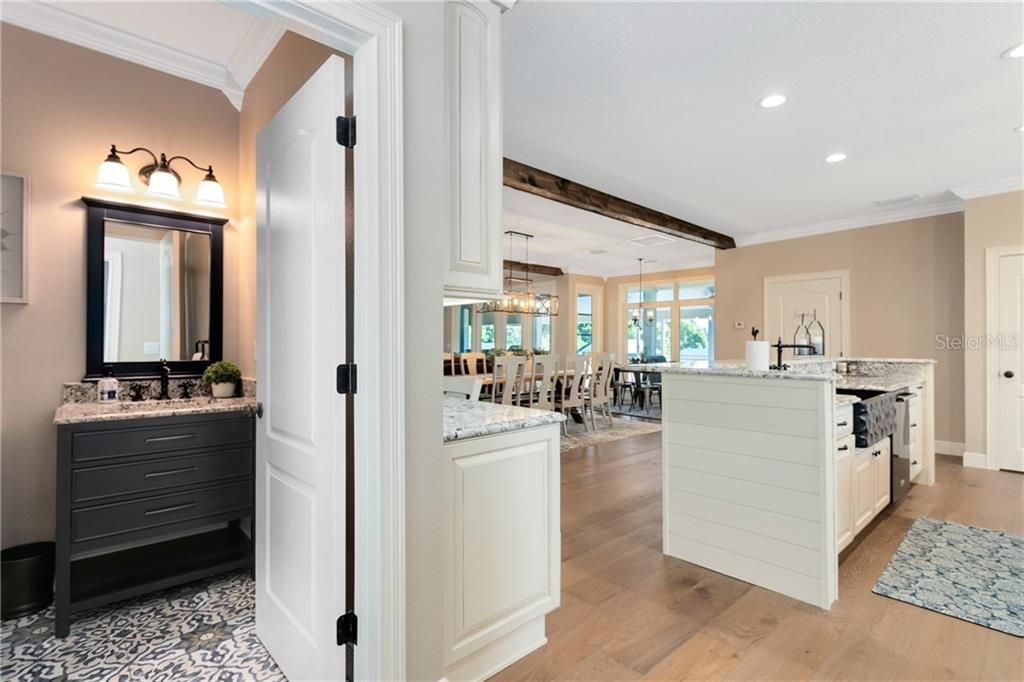 Half Bath Next to Kitchen