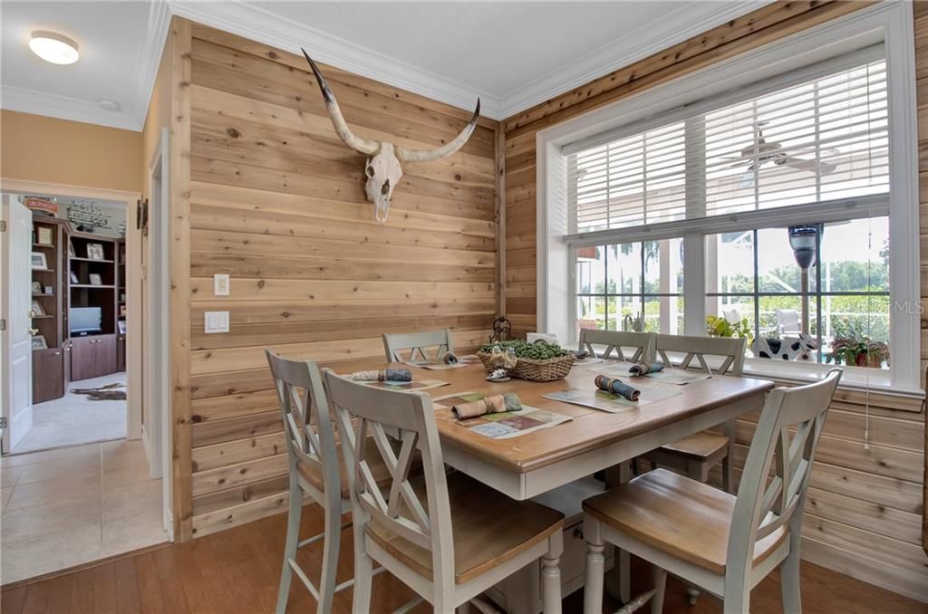 Breakfast Nook overlooking Pool