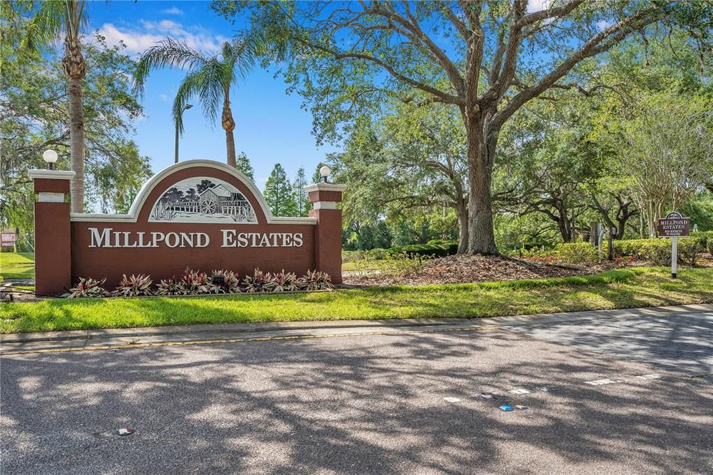 Peaceful and well maintained. Welcome to your new condo at Millpond Estates located right off SR 54 bordering Trinity, Florida.
