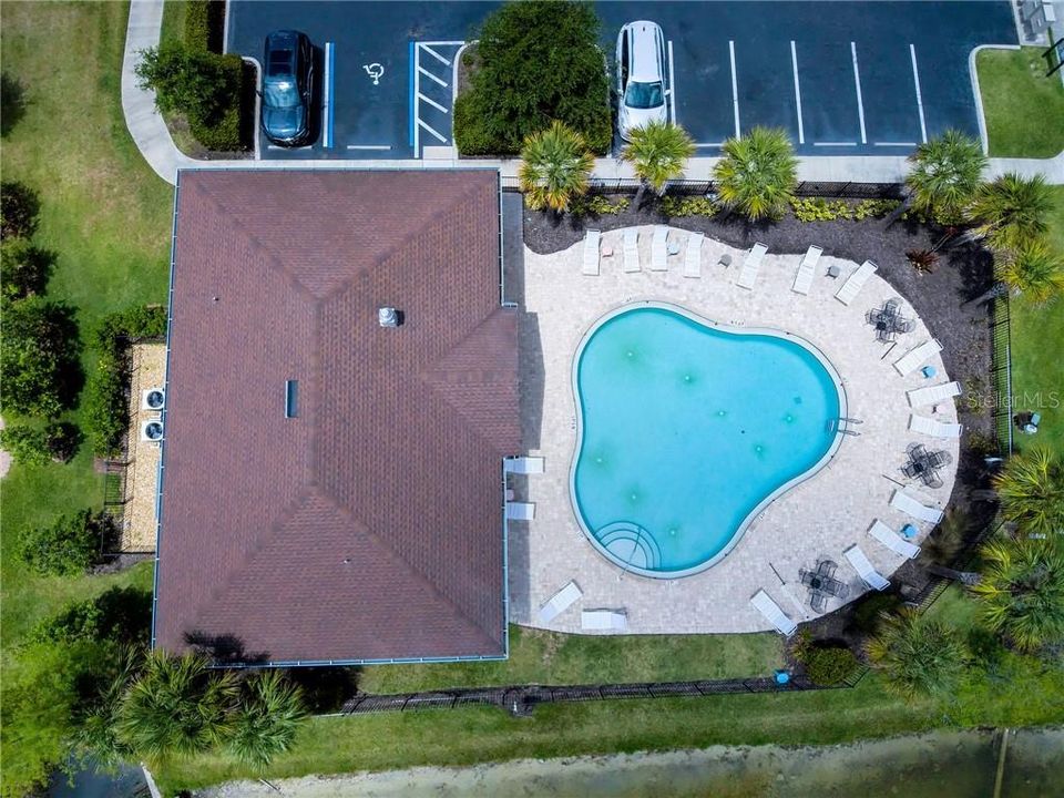 Community pool and clubhouse is a few steps away.