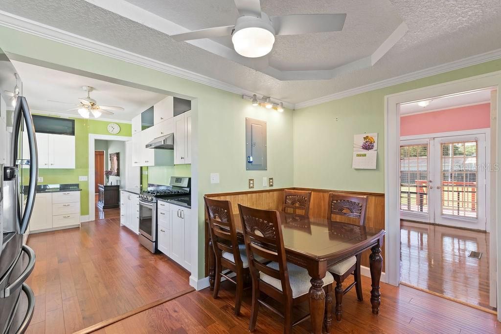 Dinette/breakfast nook off of kitchen.