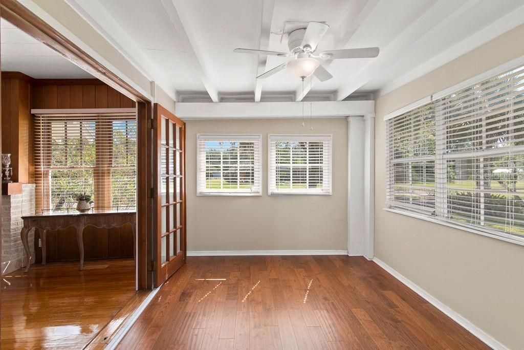 Florida room off of formal living room.