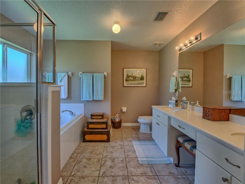 Impressive master bath! Wow!